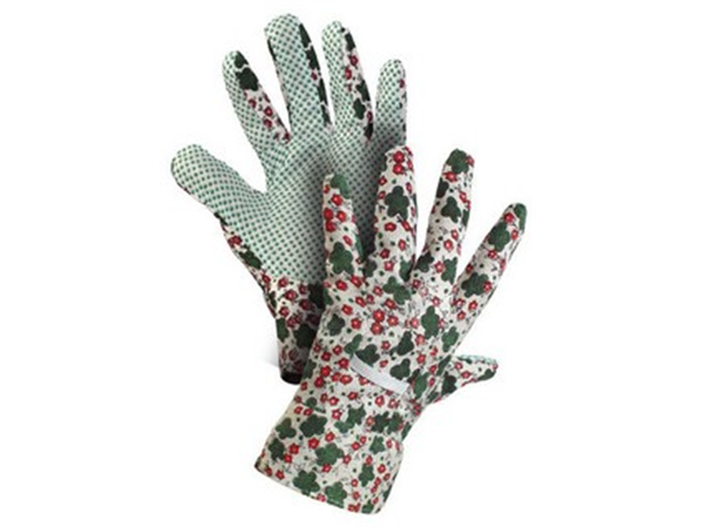 Pracovné rukavice TABLA textilné s PVC terčíkmi