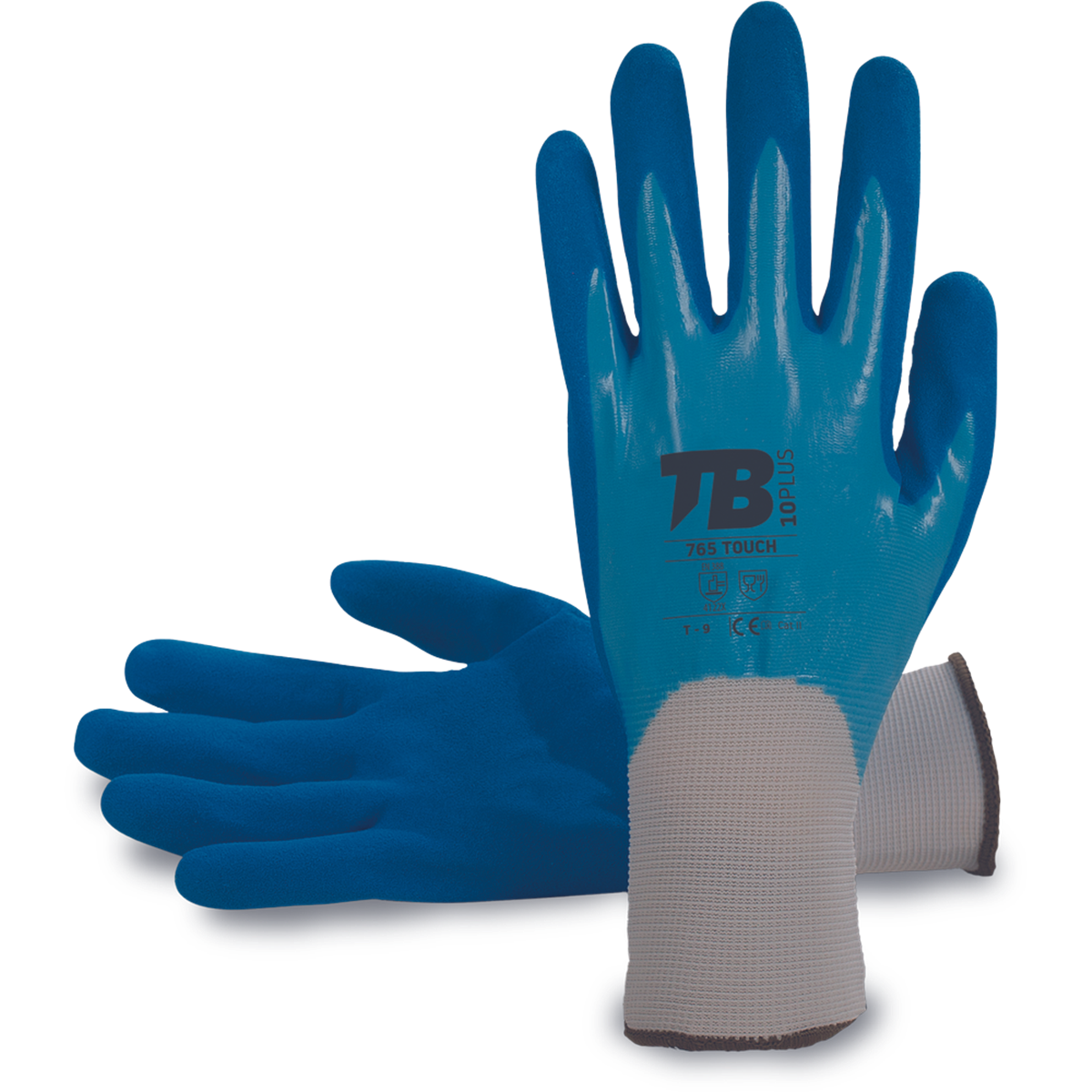 Pracovn&eacute; rukavice TB 765AZ2 TOUCH m&aacute;čan&eacute; v nitrile