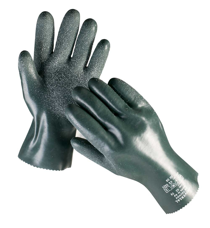 Pracovné rukavice UNIVERSAL AS 35cm máčané v PVC 