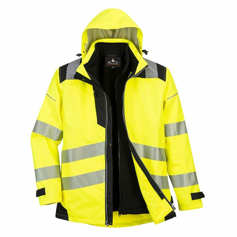 Reflexná bunda PW365 PW3 Hi-Vis 3v1