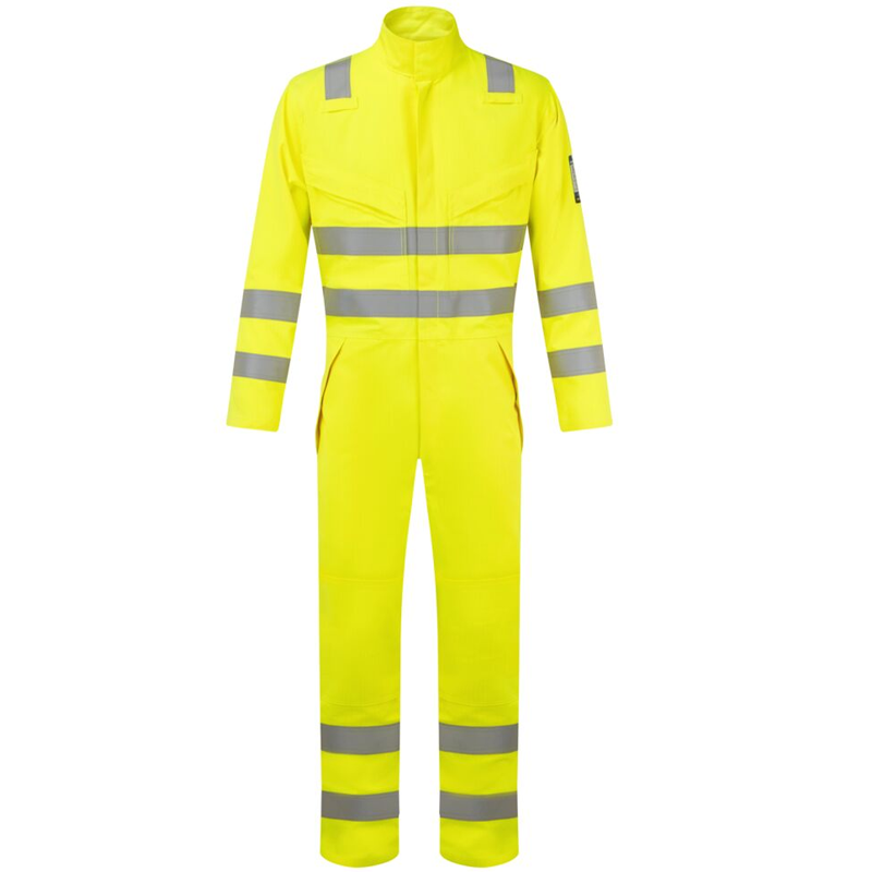 Reflexná kombinéza FR528 Modaflame Work Hi-Vis nehorľavá