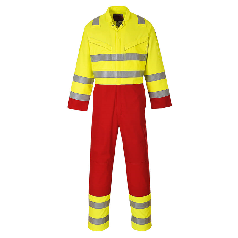 Reflexná kombinéza FR90 Bizflame Work Hi-Vis nehorľavá Reflexná kombinéza FR90 Bizflame Work Hi-Vis nehorľavá