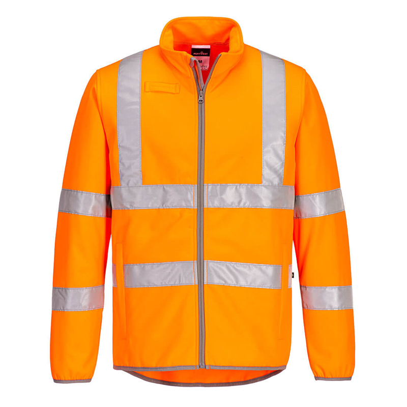 Reflexná softshellová bunda EC24 Eco Hi-Vis