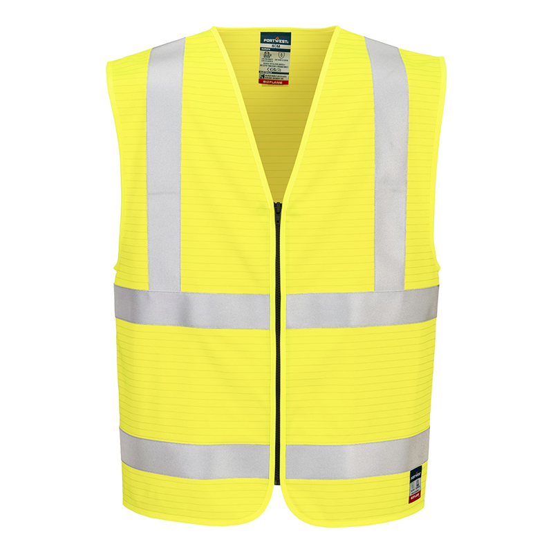 Reflexná vesta FR615 Bizflame Hi-Vis nehorľavá