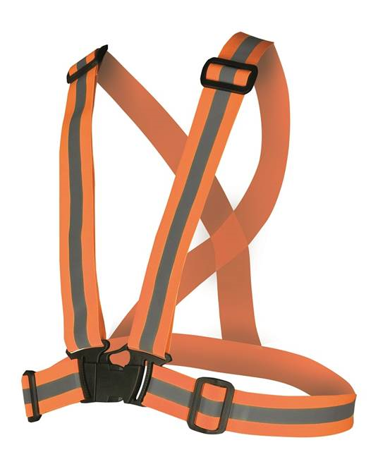 Reflexný ramenný pás REF702 Hi-Vis elastický oranžový