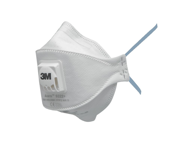Respirátor skladací 3M 9322 FFP2 (C*) Respirátor skladací 3M 9322 FFP2 (C*)