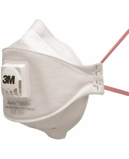 Respirátor skladací 3M 9332 FFP3 s ventilčekom (C*) Respirátor skladací 3M 9332 FFP3 s ventilčekom (C*)