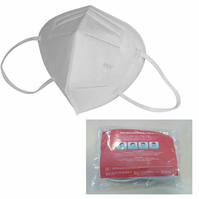 Respirátor skladací KN95 EDICE SWISS FFP2 bez ventilčeka (1ks) Respirátor skladací KN95 EDICE SWISS FFP2 bez ventilčeka (1ks)
