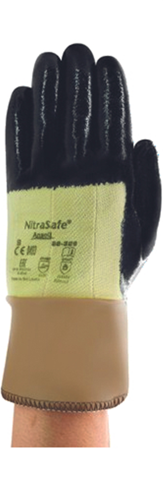Rukavice ANSELL 28-329 NitraSafe m&aacute;čan&eacute; v nitrile č.8