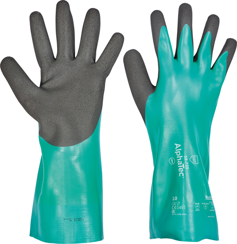 Rukavice ANSELL ALPHATEC 58-735 č.9