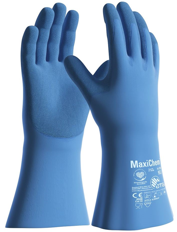 Rukavice ATG MaxiChem 76-730 s TRItech č.7