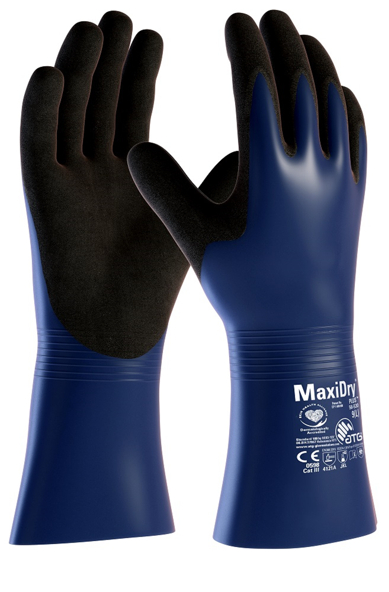 Rukavice ATG MaxiDRY LR 56-530 m&aacute;čan&eacute; č.11 (ponožka)