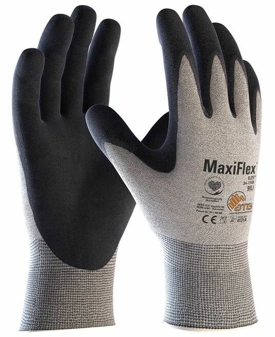 Rukavice ATG MAXIFLEX ELITE 34-774B ESD č.10