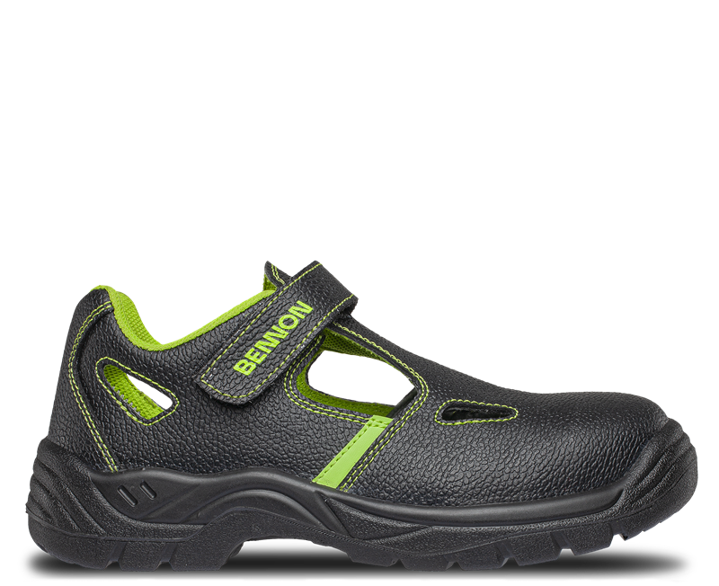Sand&aacute;le BENNON BASIC O1 Sandal čierno-zelen&eacute; č.45