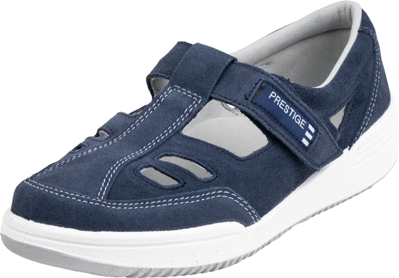 Sand&aacute;le PRESTIGE SUEDE OB SRA modr&aacute; č.38