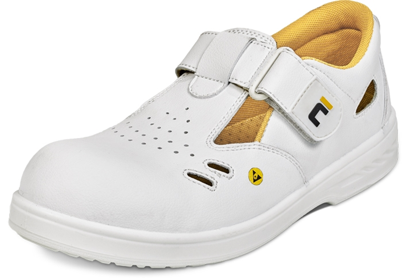 Sand&aacute;le RAVEN ESD O1 SRC biela č.37