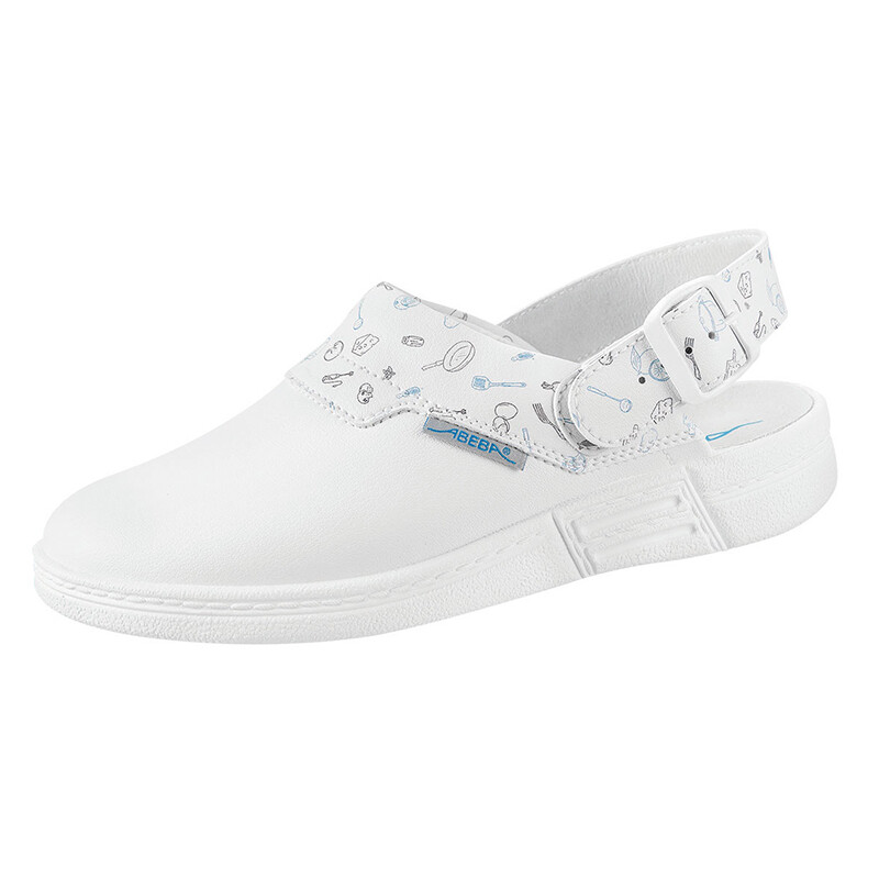 &Scaron;ľapky ABEBA 77032 zdravotn&iacute;cke biele č.35