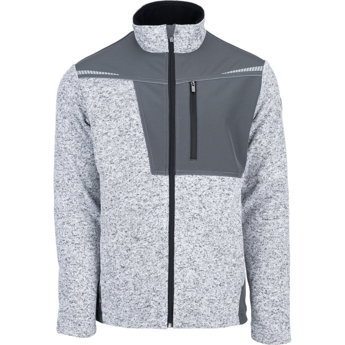 Sveter STIRLING STRETCH pleten&yacute; biela XXXL