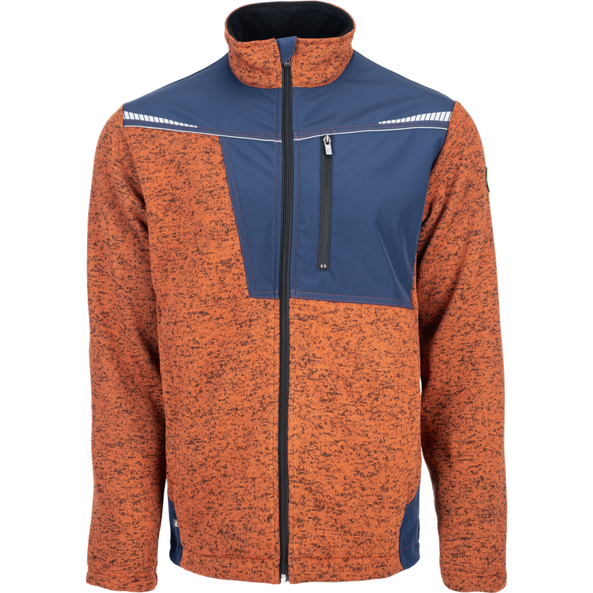Sveter STIRLING STRETCH pleten&yacute; oranžov&aacute; (tehlov&aacute;) XL