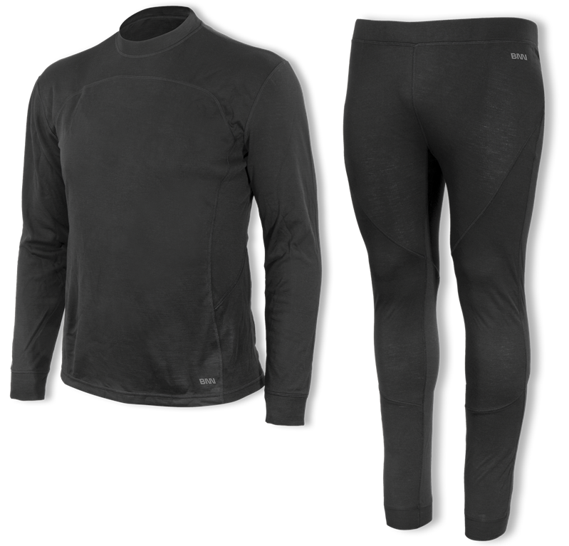 Termopr&aacute;dlo MERINO UNDERWEAR BLACK čierna 4XL (64)