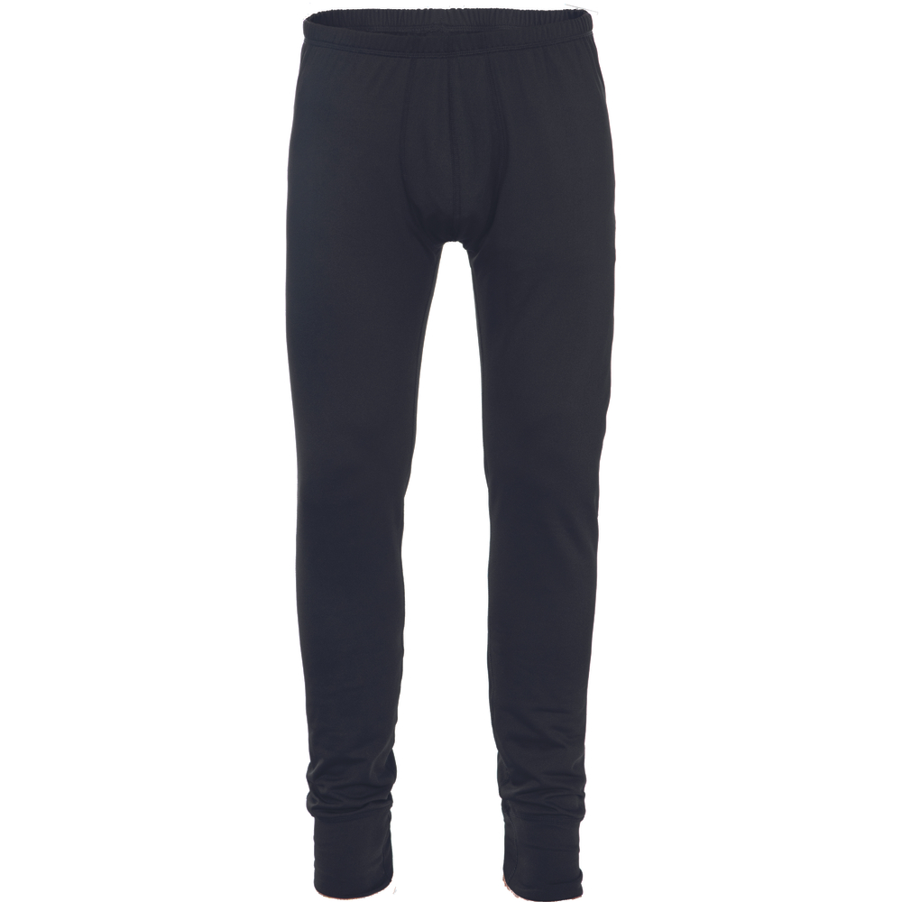 Termospodky SOLID dlh&eacute; čierna M/L