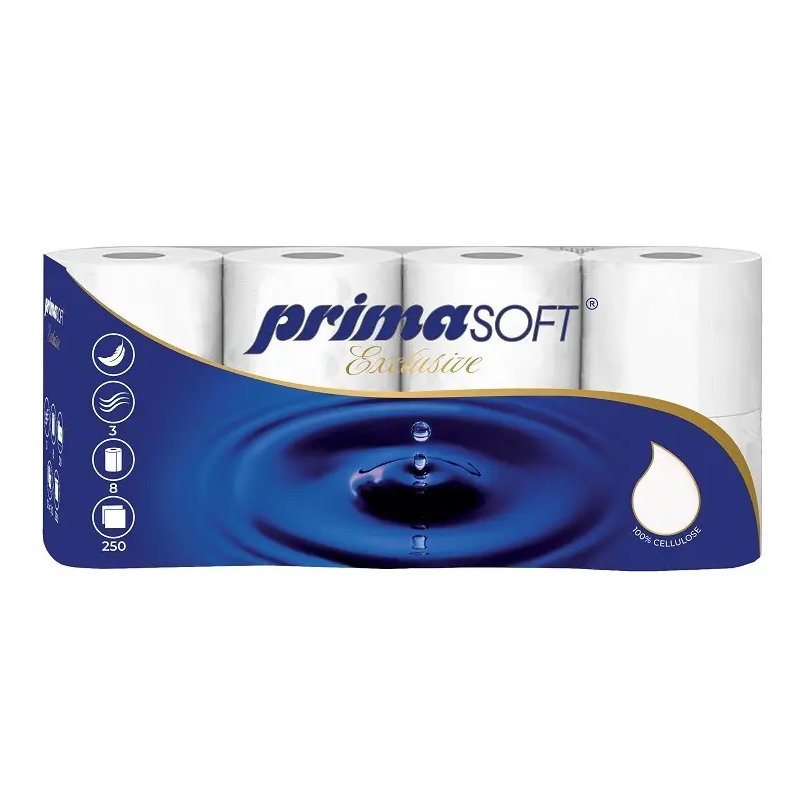 Toaletn&yacute; papier PRIMASOFT Exclusive (8 roliek) biela 