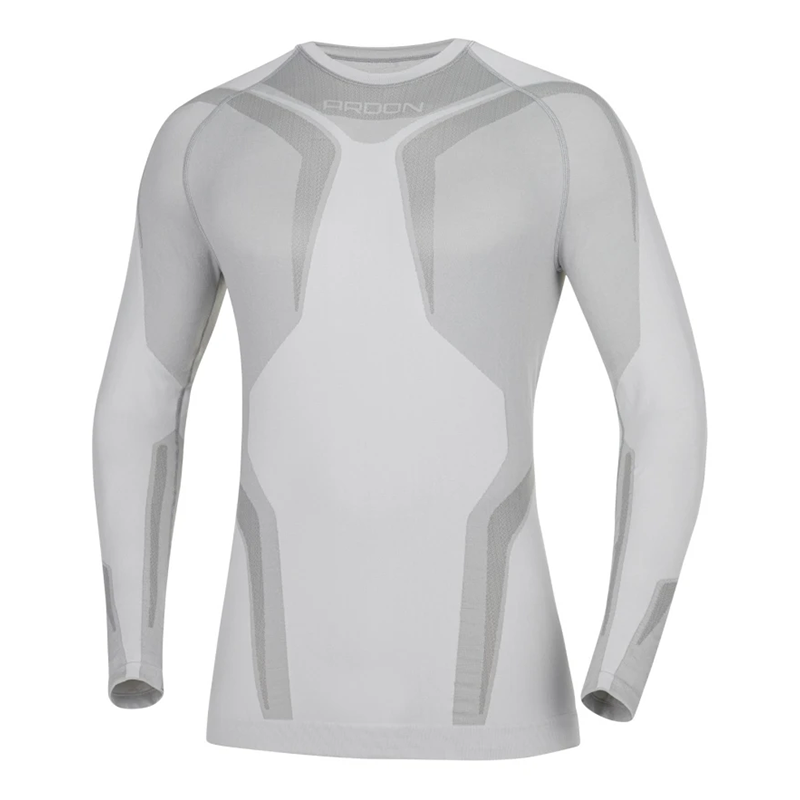 Tričko ARDON ATROCLIM funkčn&eacute; dlh&yacute; ruk&aacute;v sv.siv&aacute; S