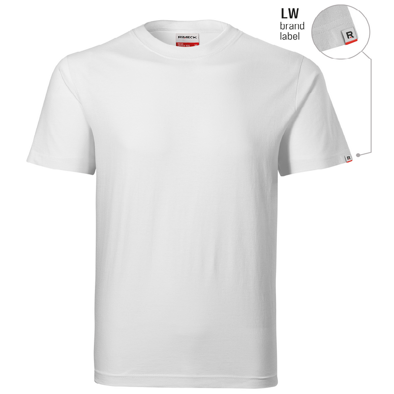 Tričko BASE 160g biela (brand label) S