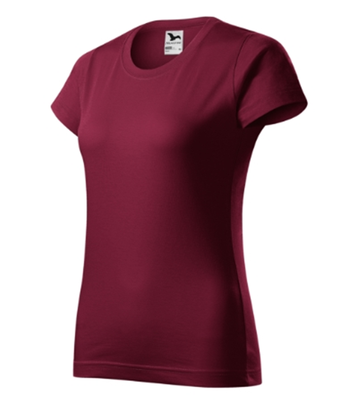 Tričko BASIC 160 d&aacute;mske garnet XL