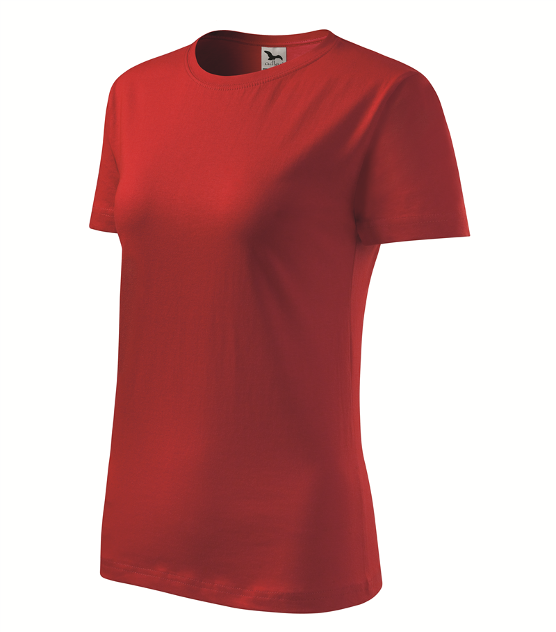 Tričko BASIC 160g dámske červená XXL