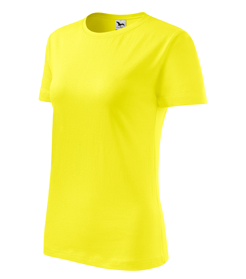Tričko BASIC 160g dámske citrónové XL