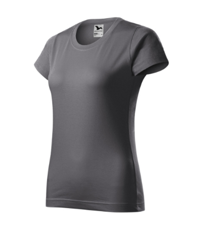 Tričko BASIC 160g d&aacute;mske oceľovo siv&aacute; L