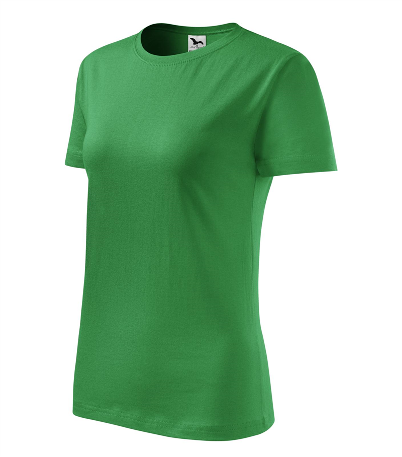 Tričko BASIC 160g dámske trávová zelená L