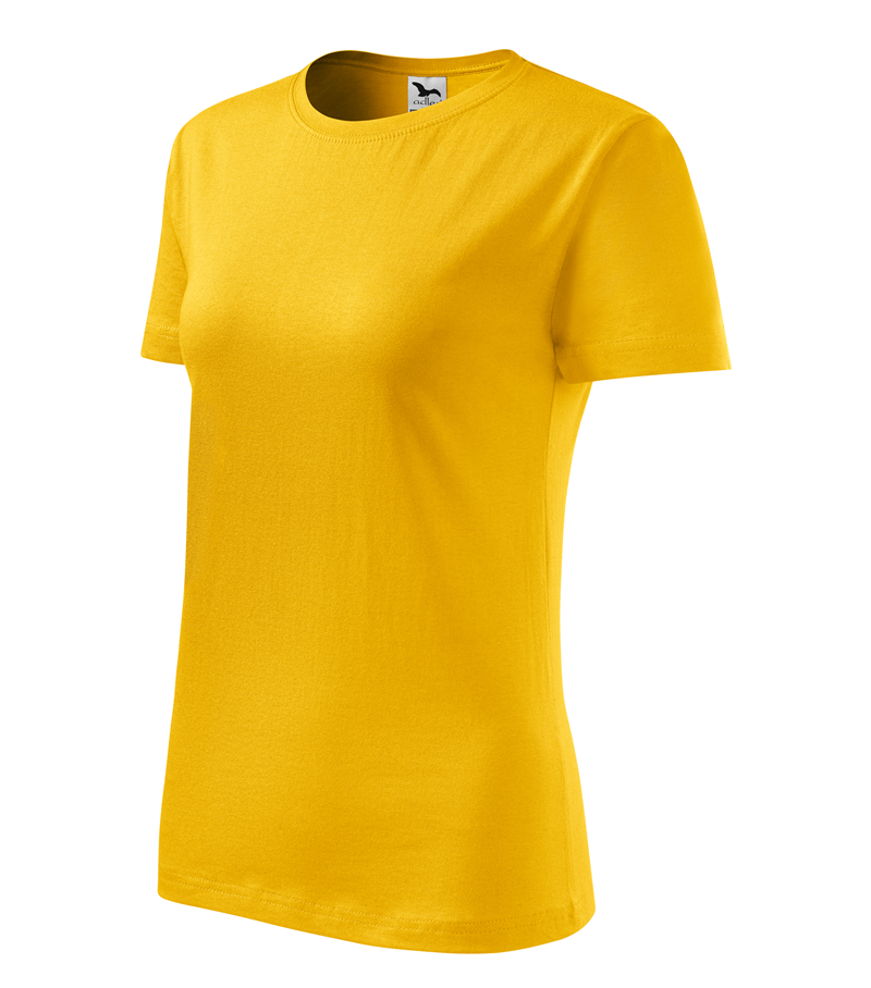 Tričko BASIC 160g dámske žltá XXL