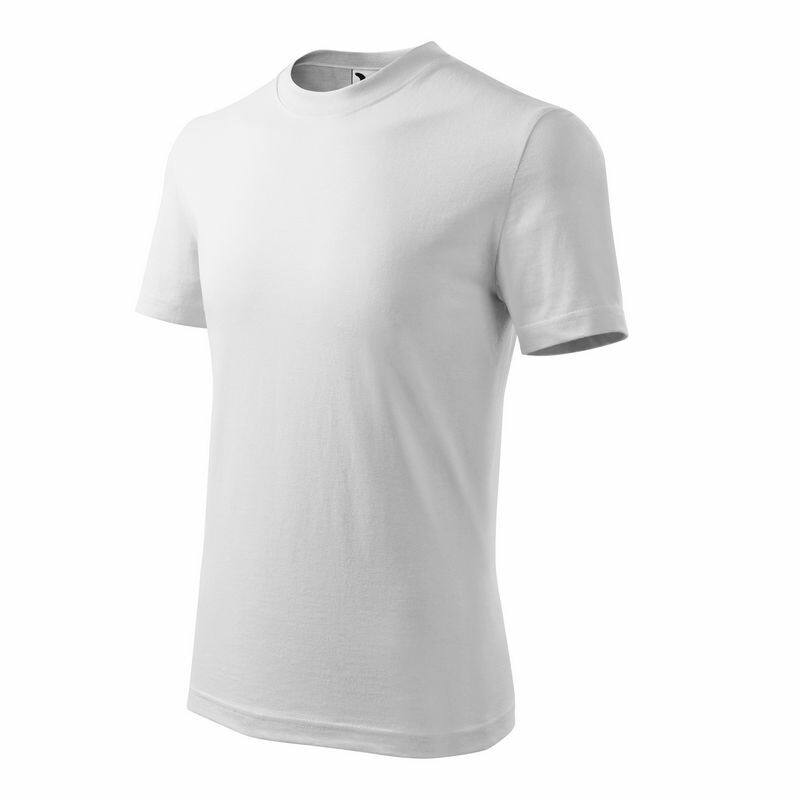Tričko BASIC 160g detské biela 146 cm/10 rokov