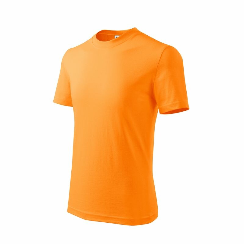 Tričko BASIC 160g detské mandarínková oranžová 110 cm/4 roky