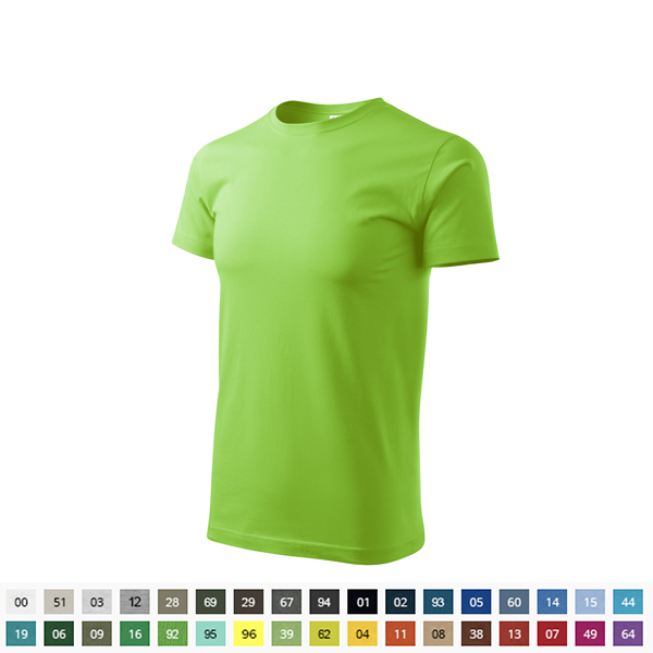 Tričko BASIC 160g jemná zelená XXXL