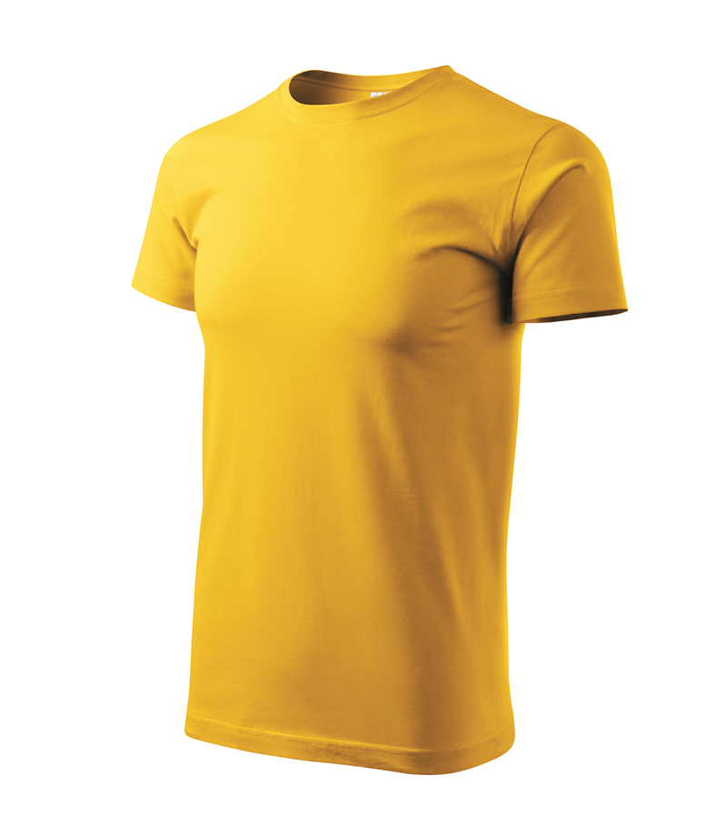 Tričko BASIC 160g žlté L
