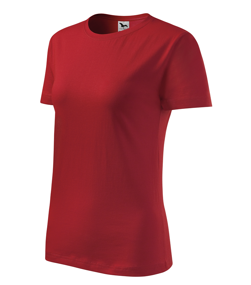 Tričko CLASSIC NEW 145g dámske červená XXL