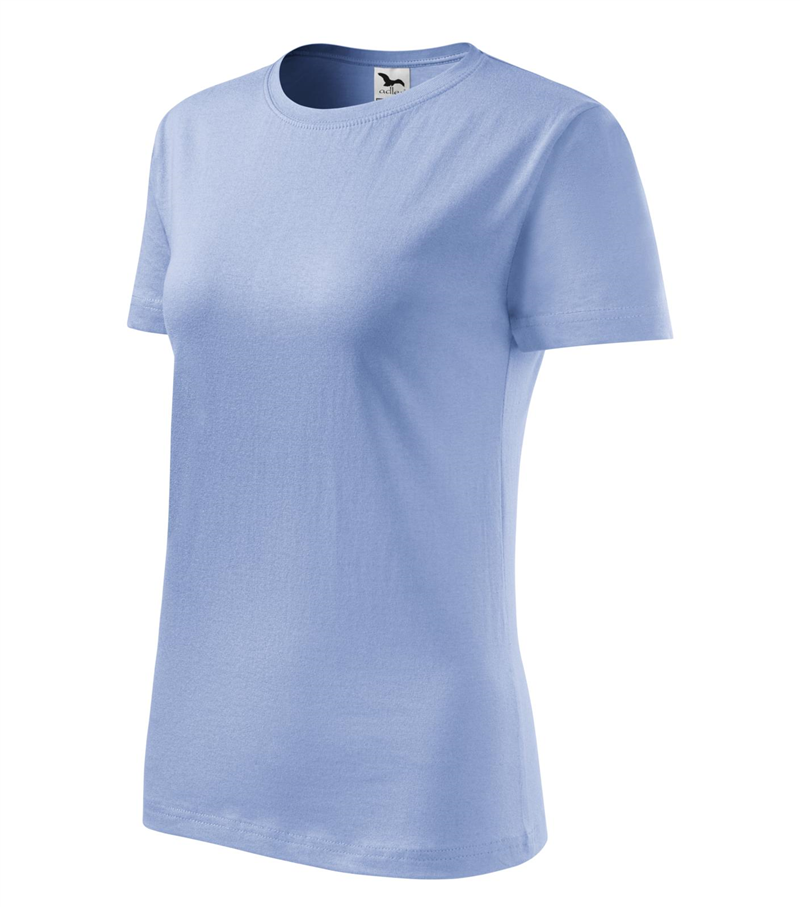 Tričko CLASSIC NEW 145g dámske nebeská modrá L