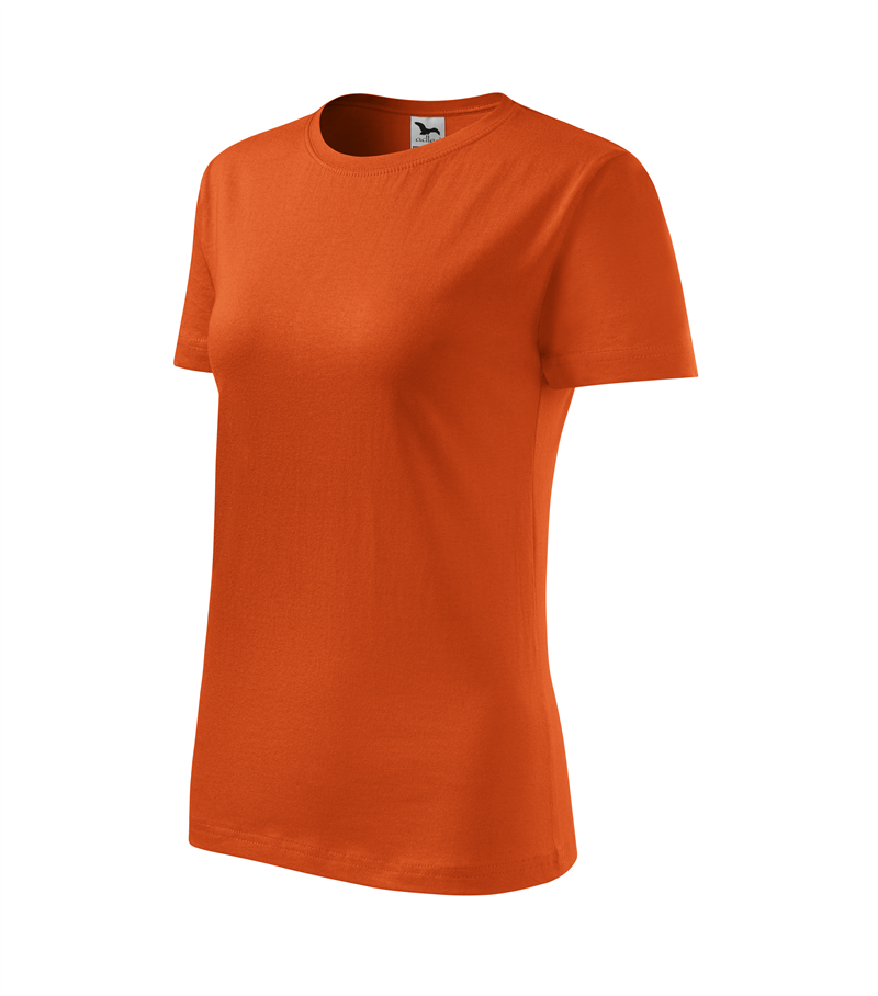 Tričko CLASSIC NEW 145g dámske oranžové S