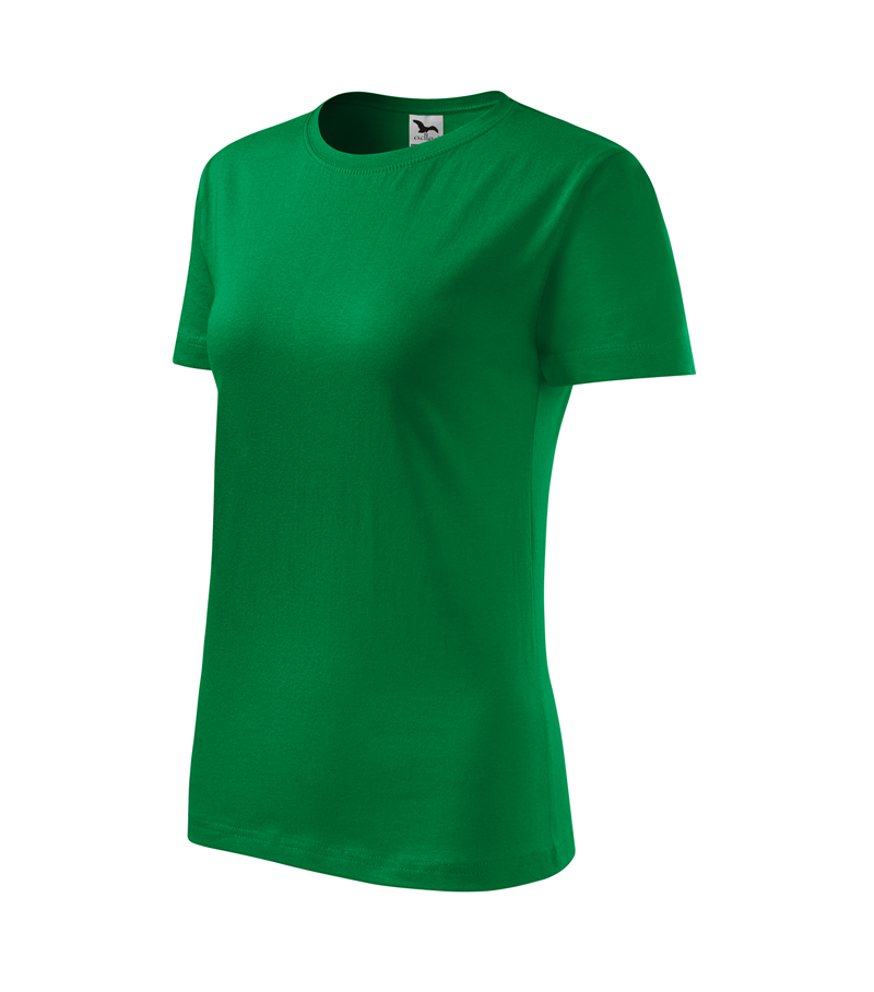 Tričko CLASSIC NEW 145g dámske trávová zelená L