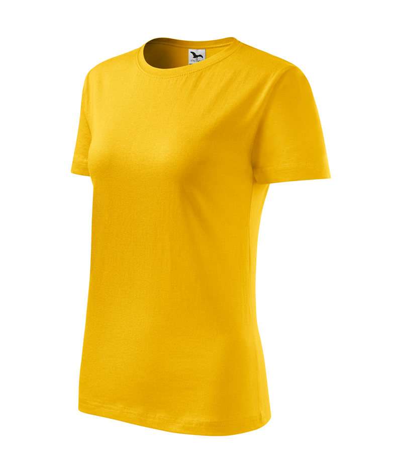Tričko CLASSIC NEW 145g dámske žltá M