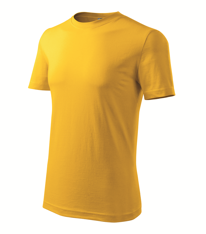 Tričko CLASSIC NEW 145g pánske žlté M