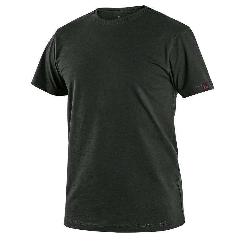 Tričko CXS NOLAN kr&aacute;tky ruk&aacute;v čierna 6XL