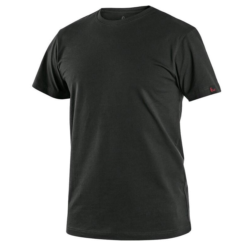 Tričko CXS NOLAN kr&aacute;tky ruk&aacute;v čierna XL