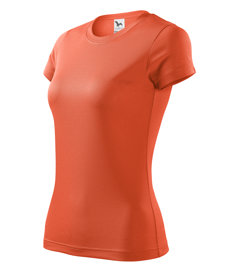 Tričko FANTASY 150g dámske funkčné neonová oranžová XL