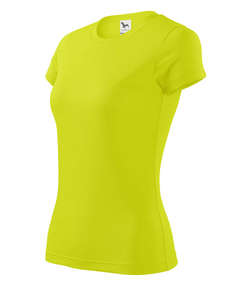 Tričko FANTASY 150g dámske funkčné neonová žltá XS