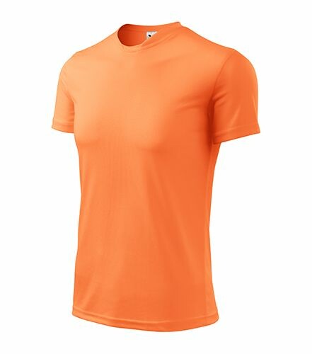 Tričko FANTASY 150g pánske funkčné neonová mandarínková L