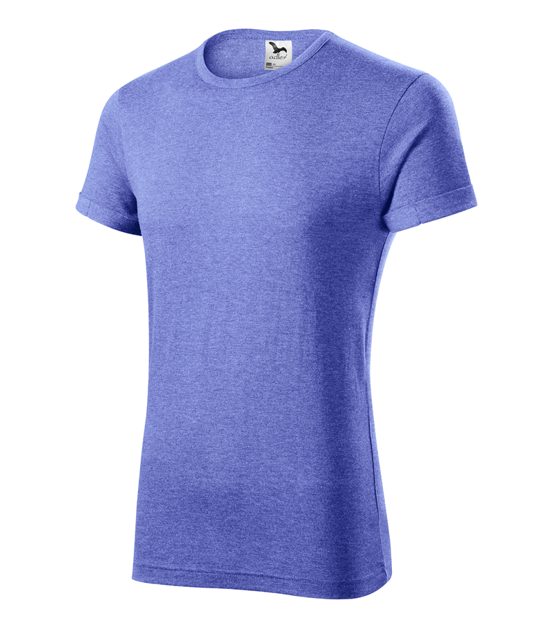 Tričko FUSION 160g pánske modrý melír L